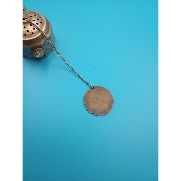 Vintage Knobby Kraft Miniature Teapot Strainer Chicago World Fair 1933 - Picture 7 of 11